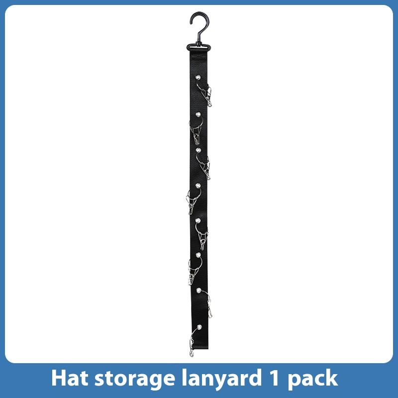 8-slot Hat Storage Cloth Belt Storage Lanyard Wardrobe Coat Rack Wardrobe Simple No Space Hanging Hat Clip