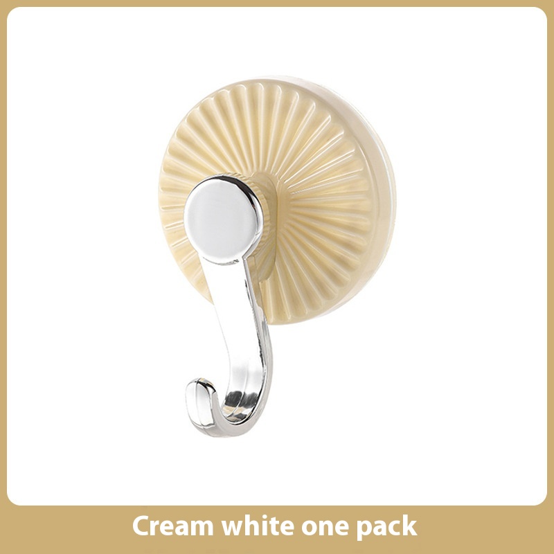 Solid Color Suction Cup Hook Bathroom Strong Vacuum Kitchen Door Back Wall Bathroom Glass Suction Wall Hook