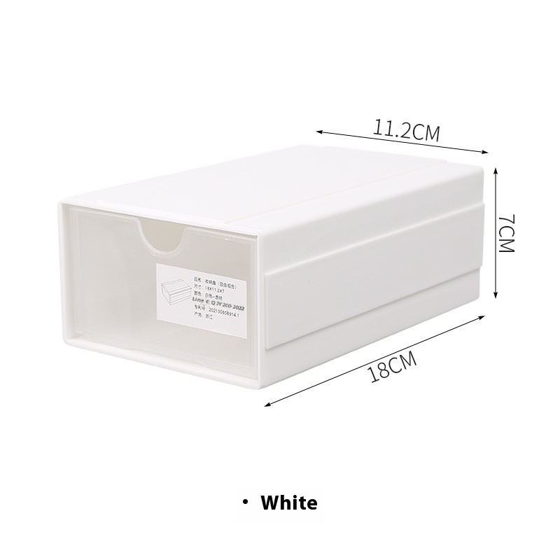 Desktop Drawer Storage Box Storage Box Plastic Household Storage Storage Artifact Closet Clothing Storage Box