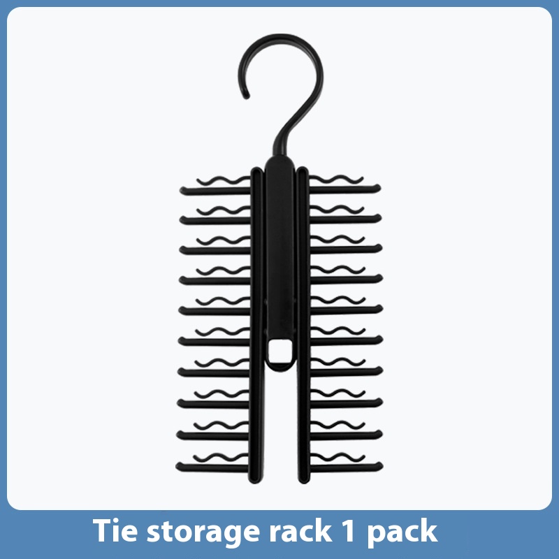 20-position Buckle Tie Storage Rack Hanger Large Capacity Belt Belt Storage Rack Wardrobe Scarf Hanger Belt Rack
