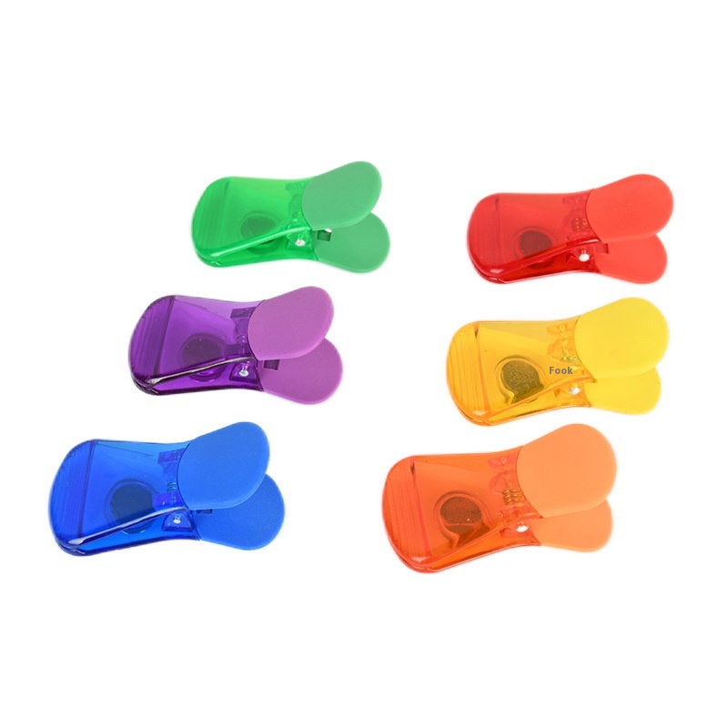 Magnetic Snack Sealing Clips Home Kitchen Creative Refrigerator Food Preservation Moisture-proof Food Sealing Fresh-keeping Clips