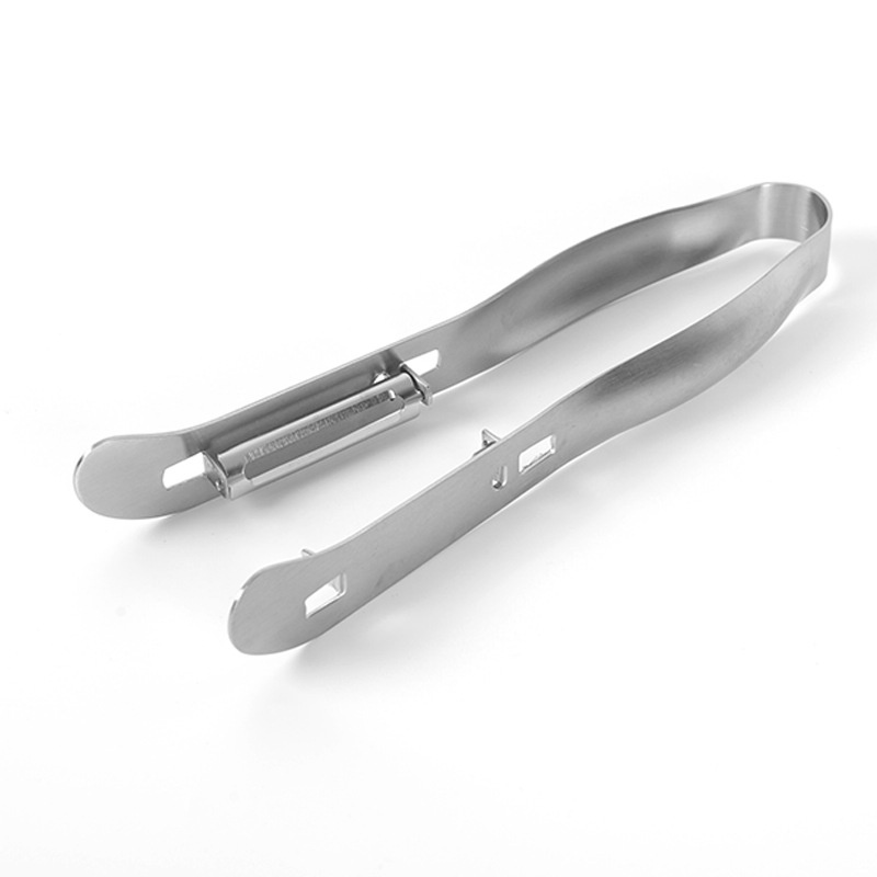 Stainless Steel Double-sided Peeler Kitchen Creative Asparagus Planer Yam Double-sided Planer Double-sided Peeler