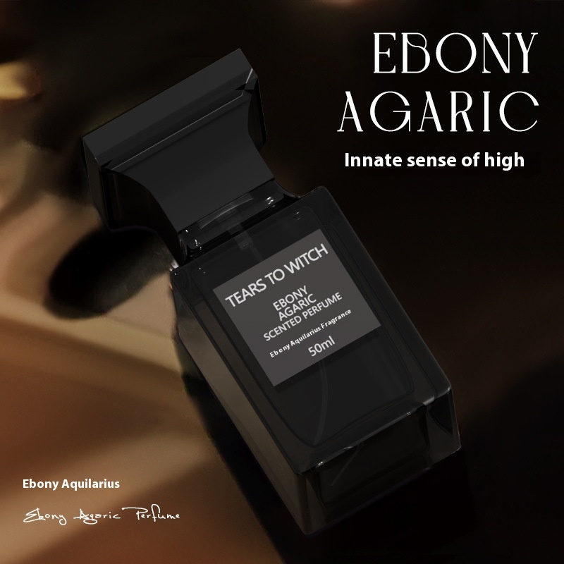 Ebony Agarwood Perfume Lasting Light Fragrance Men50ml Sandalwood Aromatherapy Woody Cologne Tf Perfume