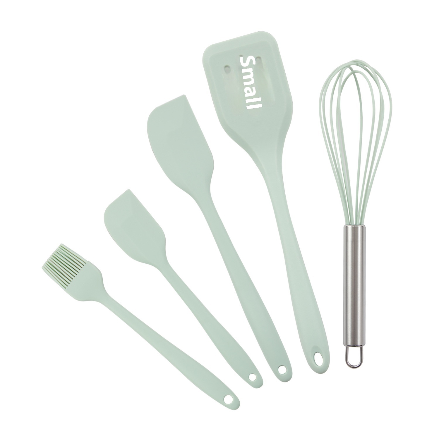 Silicone Scraper5-piece Set Non-stick Kitchenware DIYBaking Cake Tools Kitchenware Set Scraper Five-piece Set