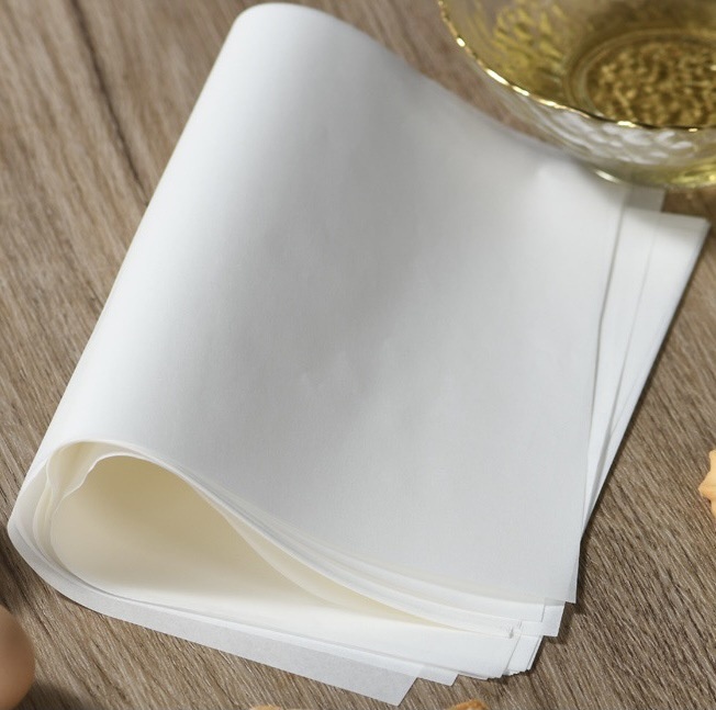 Food Grade Baking Oil Absorbing Paper Household Barbecue Oil Absorbing Paper High Temperature Resistant Tin Foil Rectangular Barbecue Tray Pad Paper20 Sheets