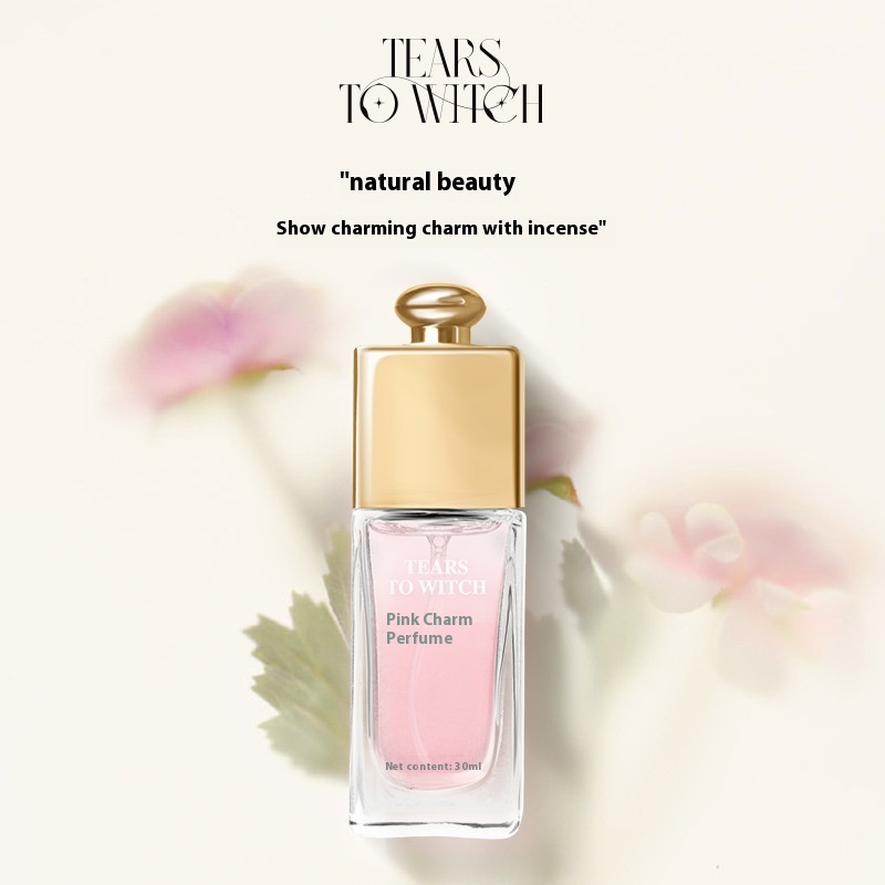 Pink Charm Women's Perfume Fresh Natural Long-lasting Perfume Student Niche Light Fragrance Stall Night Market