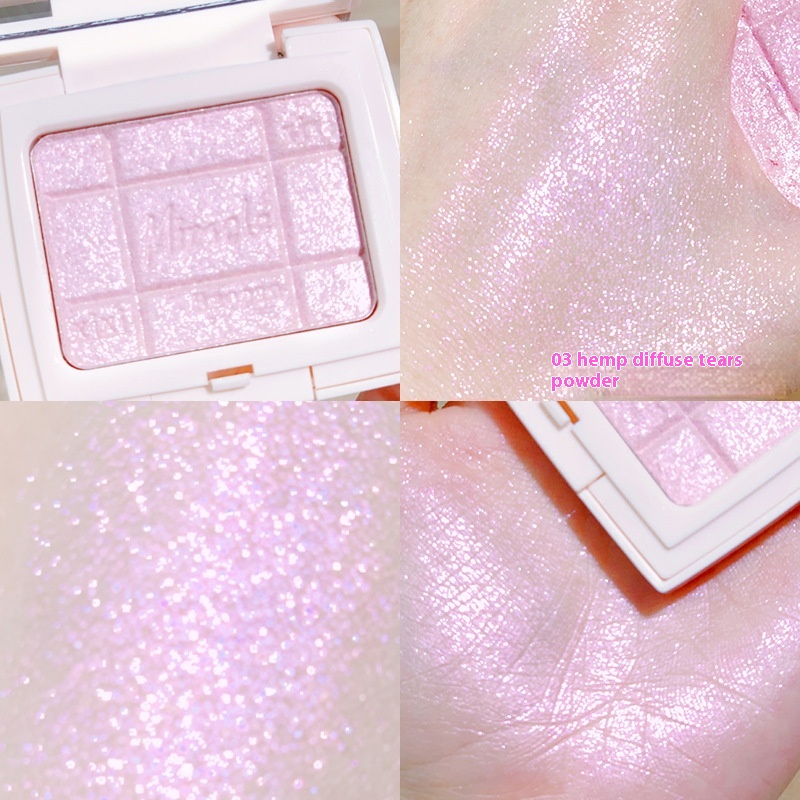 Xixi Light And Shadow Miracle Highlight Powder Plate Pearlescent Flash Diamond Face Brightening Three-dimensional Nose Shadow Shadow Highlight Powder