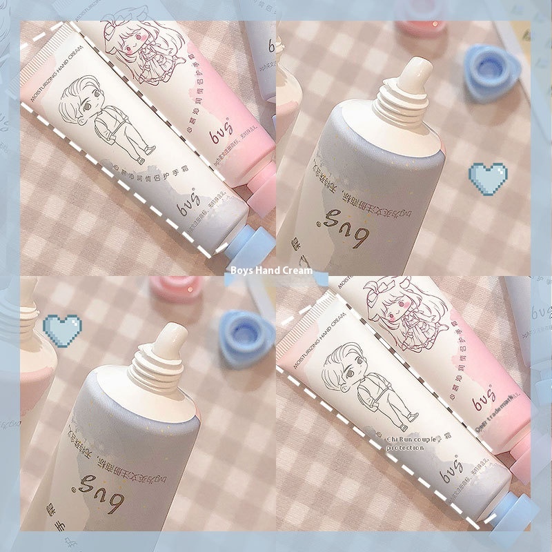 BVGXinmuqinrun Couple Hand Cream Autumn And Winter Moisturizing Non-greasy Anti-drying Small Portable
