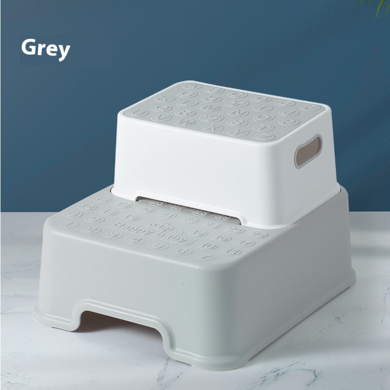 Children's Plastic Footstool Household Bathroom Double-layer Split Heightened Step Stool Combination Wash Hands Stepping Stool