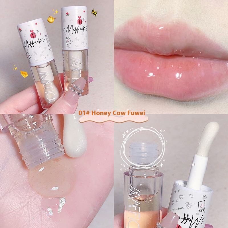 MAFFICKHoney Moisturizing Lip Oil Lightens Lip Lines White Peach Oolong Honey Milk Moisturizing Lips Lip Balm