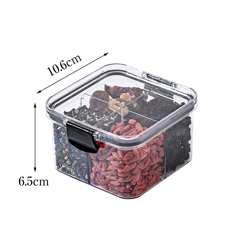Food Grade Modern Simple Kitchen Sealed Jar Grain Storage Box Beans Grain Storage Jar Sealed Jar