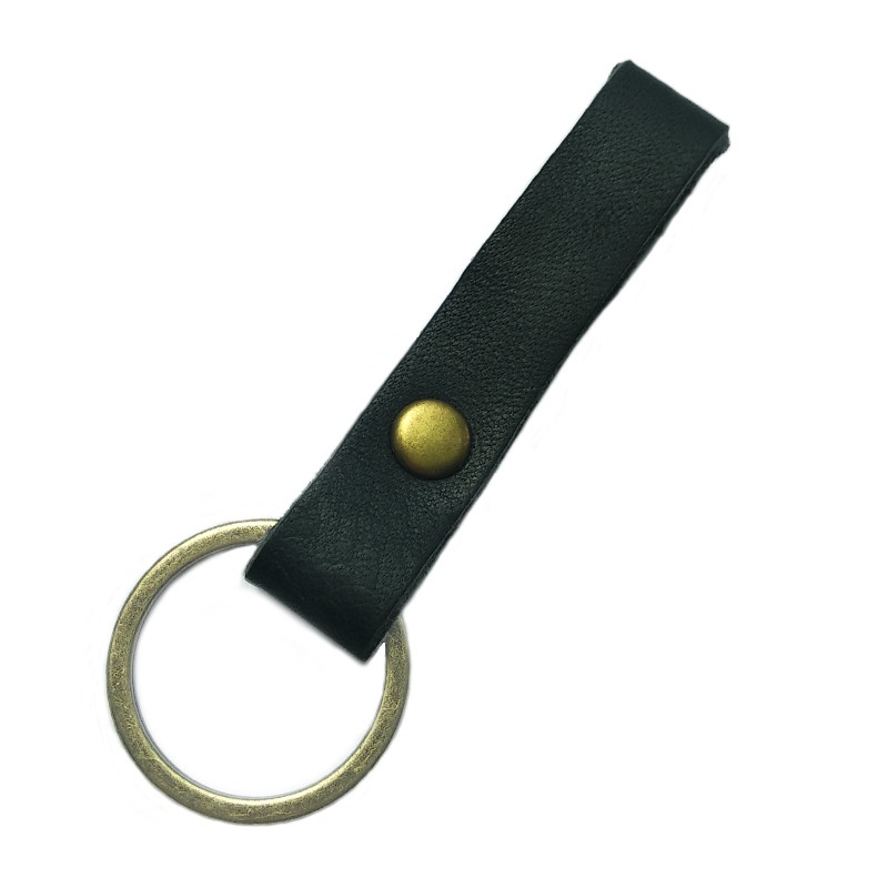 Style Keychain For Gifts,Genuine Leather Crazy Horse Leather Gift Buckle,Celebrity Gift,Retro Men's Custom