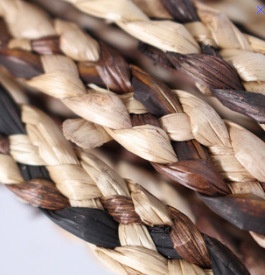 Dyed Five-strand Braid Cattail Braid Five-strand Flower Braid Natural Hand-woven Plant Handicraft Raw Material