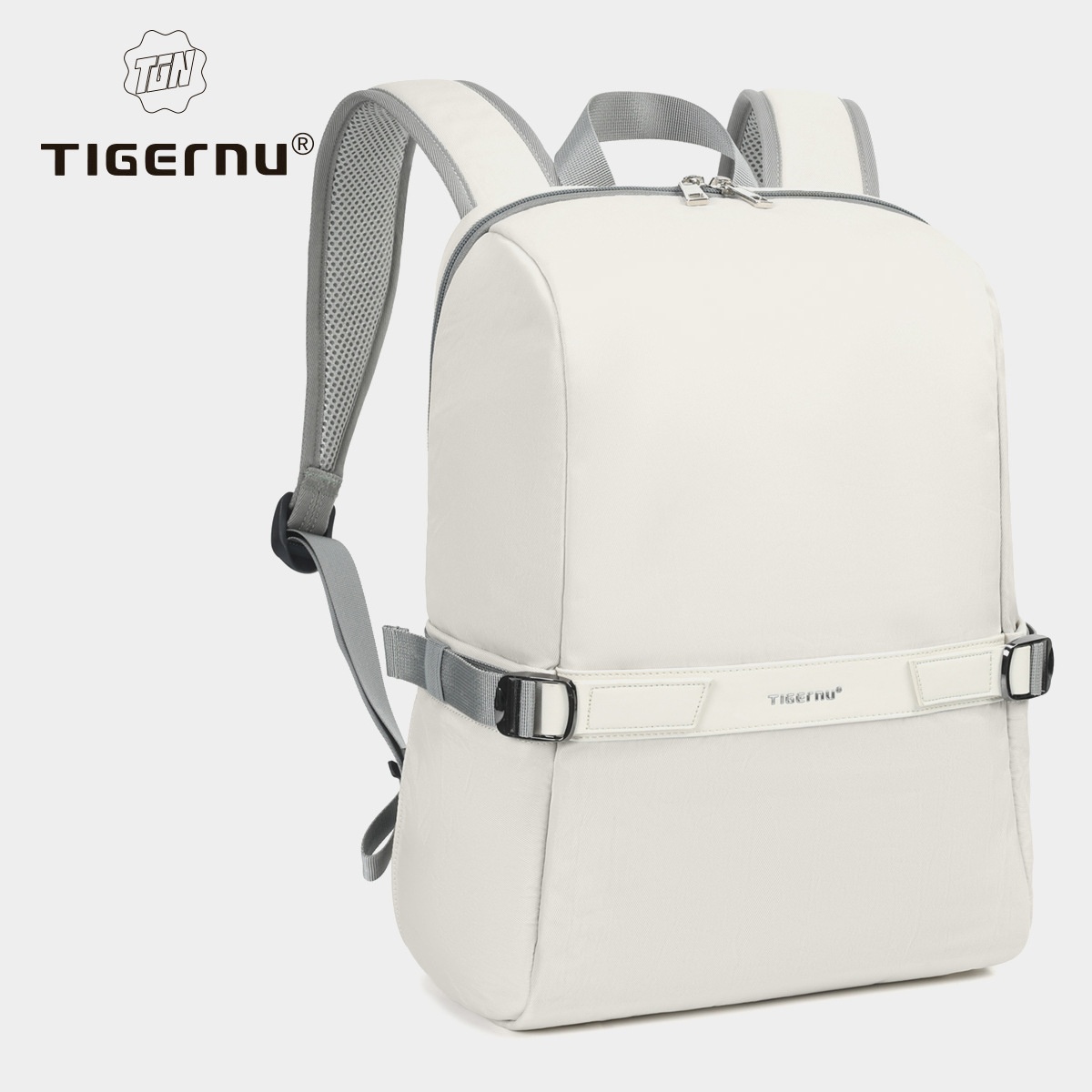 Tigernu Fashion High School Student Schoolbag Waterproof Lightweight Backpack High Value Men And Women Small Fresh Casual Style
