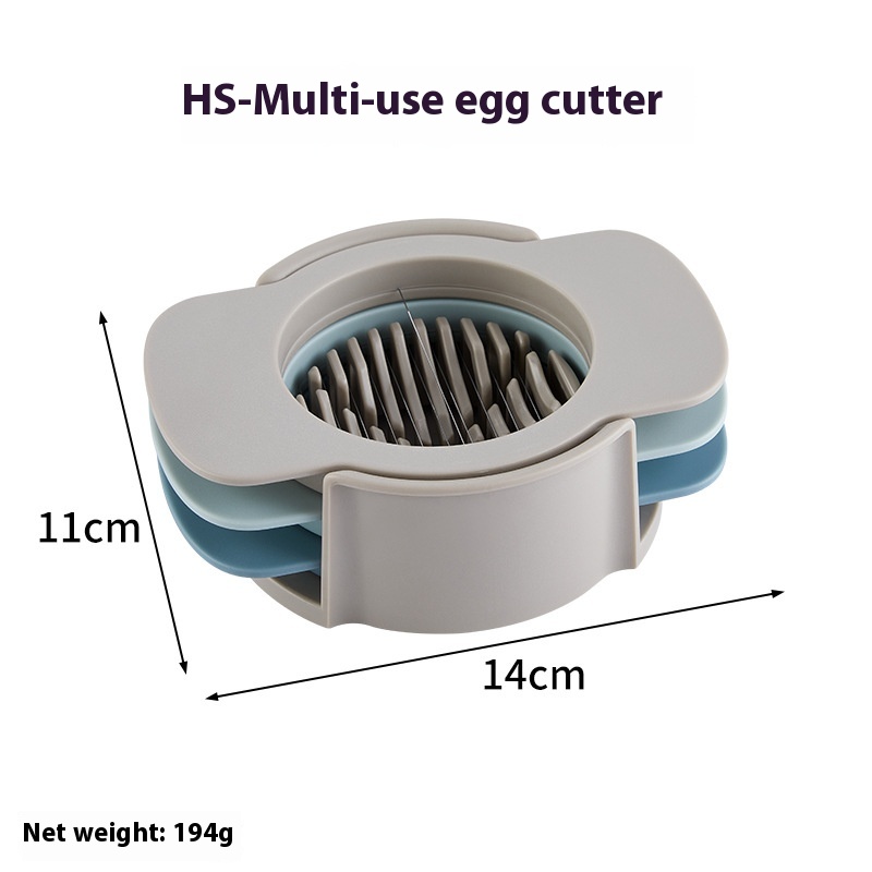 Stainless Steel Egg Cutter For Cutting Preserved Eggs,Two-in-one Fancy Pine Egg Splitter,Egg Slicer