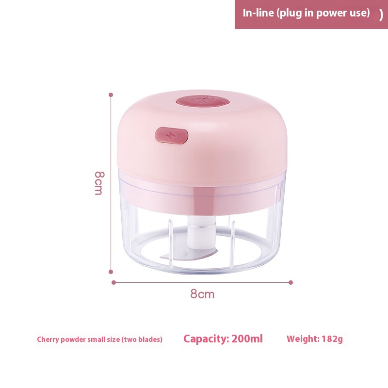 Wireless Household Electric Garlic Puller Automatic Garlic Mincer Baby Food Supplement Machine Meat Grinder Gadget Kitchen Blender