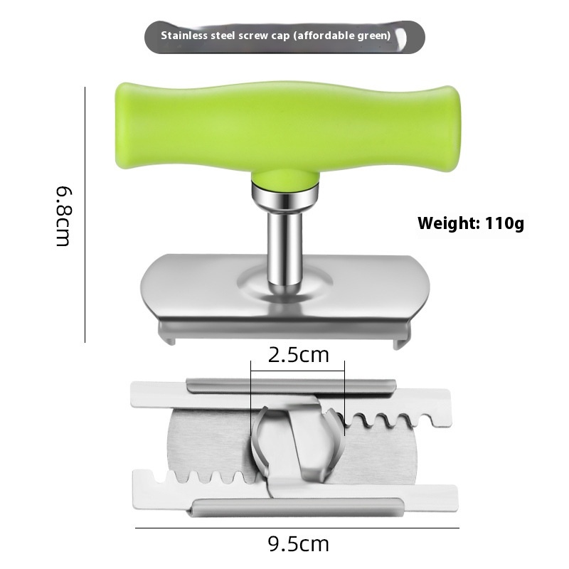 Stainless Steel Labor-saving Capping Artifact Can Opener Manual Bottle Opener Canned Bottle Cap Twister Kitchen Gadgets