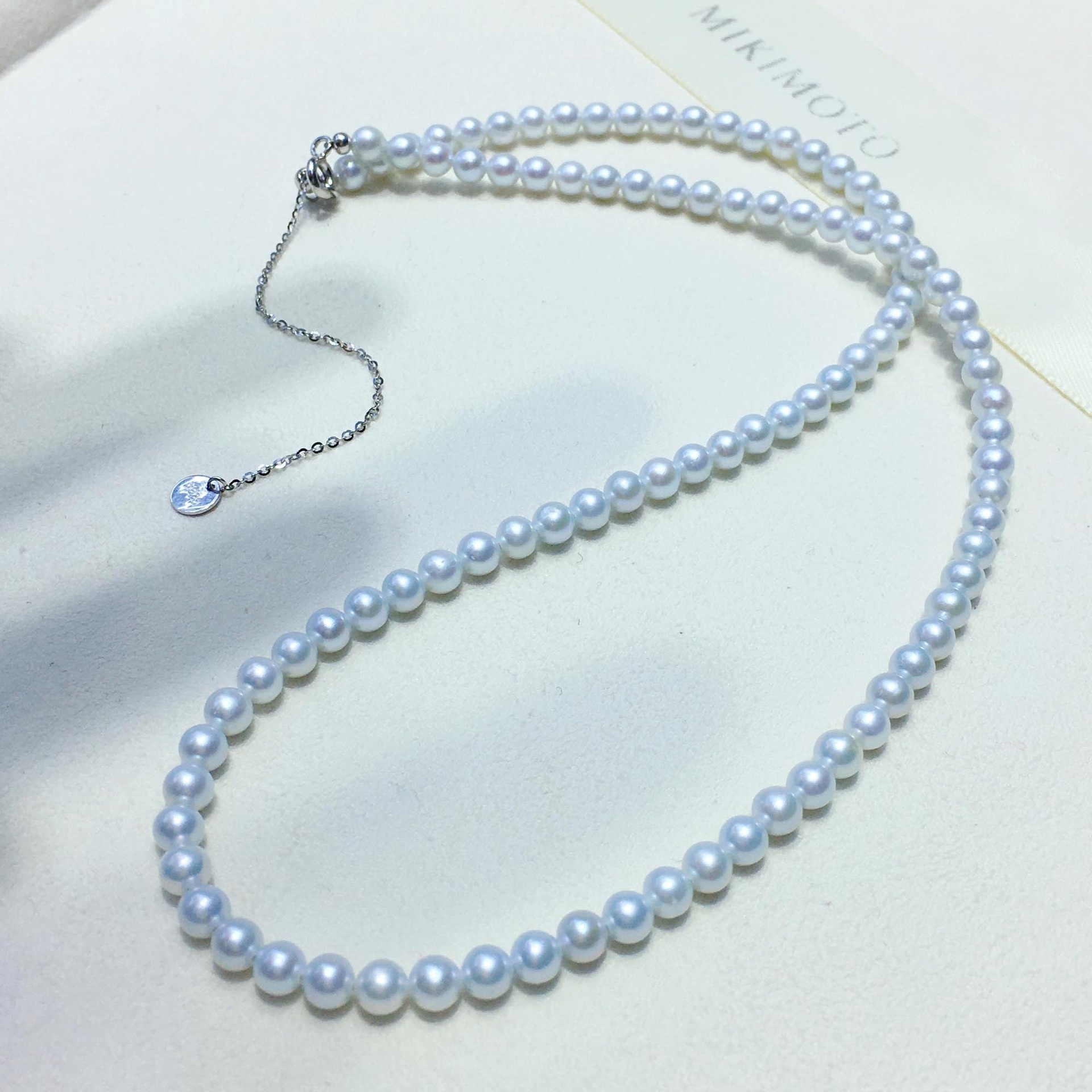 Big Price Than Blue Blood Cold Light Really Much Hemp Millet Freshwater Pearl Round Necklace Clavicle Chain