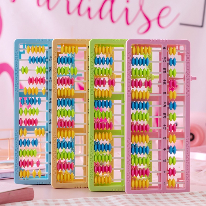 Primary School Students Color Abacus Cartoon Puzzle Counter Children's Abacus Creative Stationery