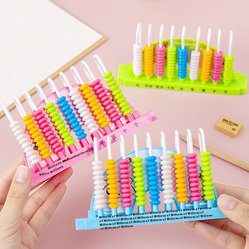 Children's Math Teaching Aids Kindergarten Girls9-speed Early Childhood Education Tool Box Primary School Students Abacus Mental Arithmetic