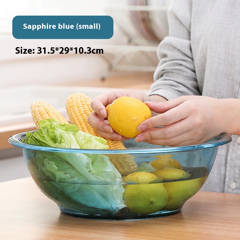 Thickened And Durable Plastic Wash Basin For Baby Laundry Basin For Home Use,Dormitory,Beauty Salon,Adults,Washing Vegetables,Large And Small,Washing Private Parts