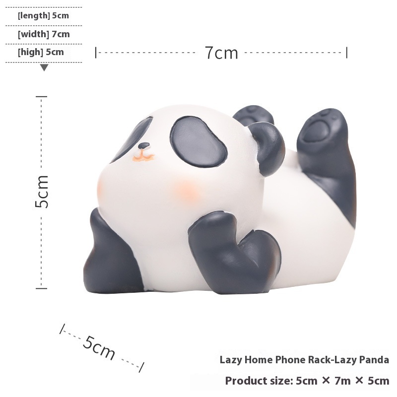 Creative Cute Panda Mobile Phone Holder Cartoon Animal Mobile Phone Ipad Tablet Support Stand Home Desktop Small Ornaments