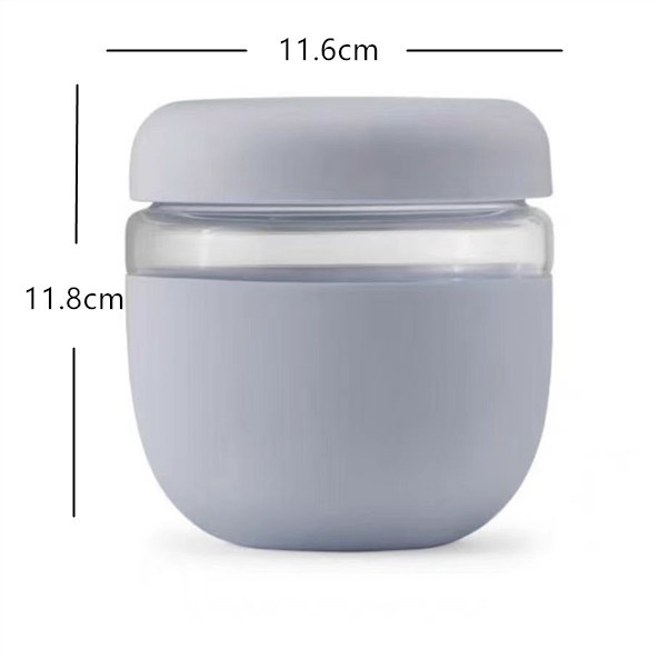 Ulated Glass Sealed Jar Lunch Box With Lid High Borosilicate Glass Bowl Heating Bento Snack Storage Jar