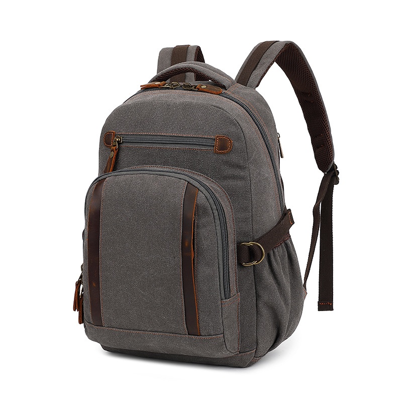 Casual Backpack Meny Retro Men's Computer Backpack Travel Canvas Backpack