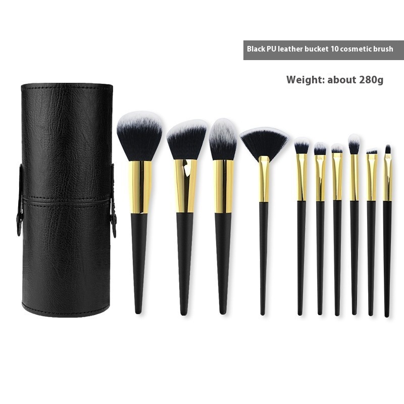 Exclusive10 Makeup Brushes Full Set Of Soft Hair Makeup Brushes Loose Powder Brush Contour Brush Blush Brush Eye Shadow Brush