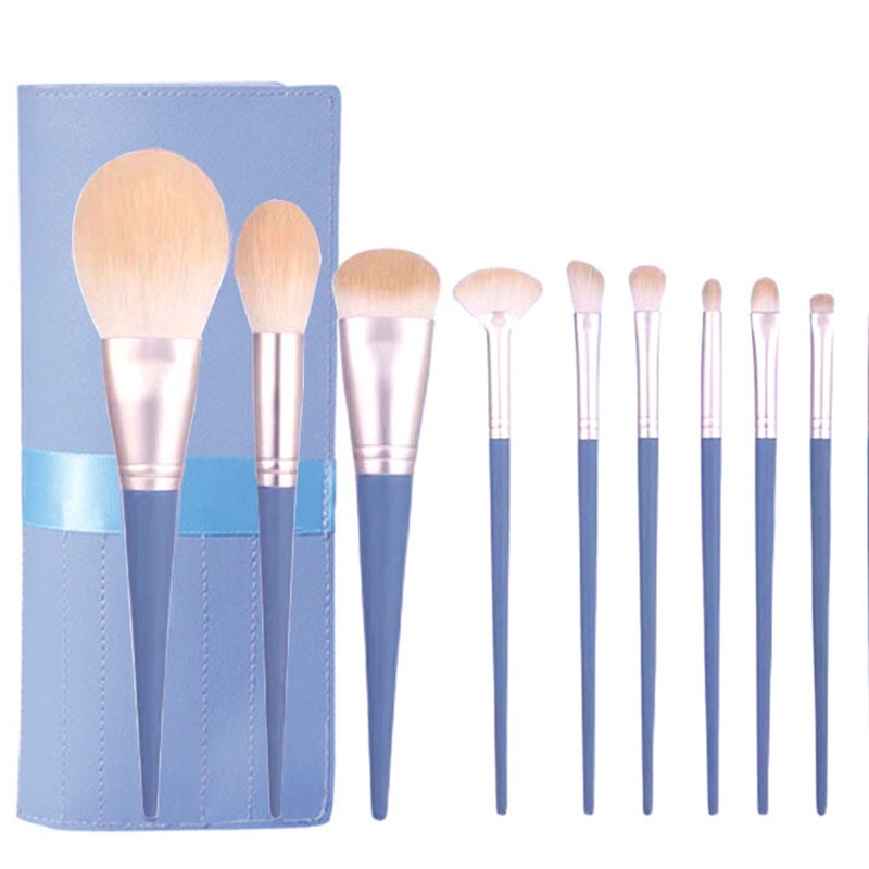 Pattern10 Blue Bridge Makeup Brush Set Loose Powder Fan-shaped Eye Shadow Brush Beauty Tool Full Set Of Brushes