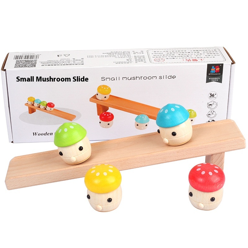 Dingniu Fun Little Mushroom Slide Children4-6 Years Old Desktop Mini Slide Parent-child Educational Toy