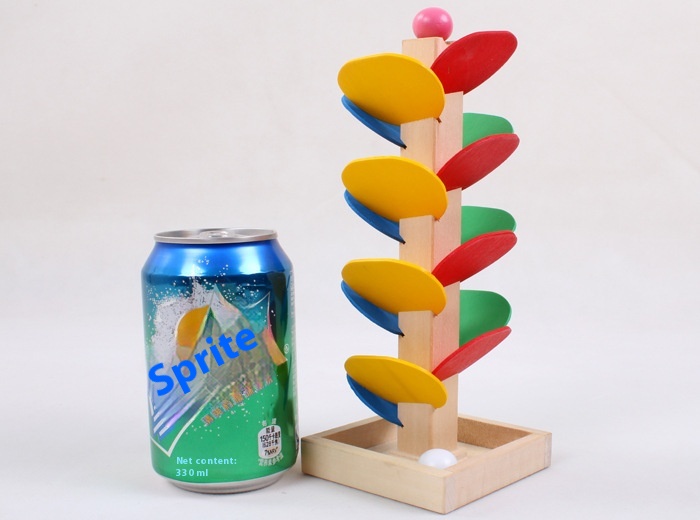 Colorful Disassembly Leaf Tower Ball Game Children's Educational Wooden Assembly Toys