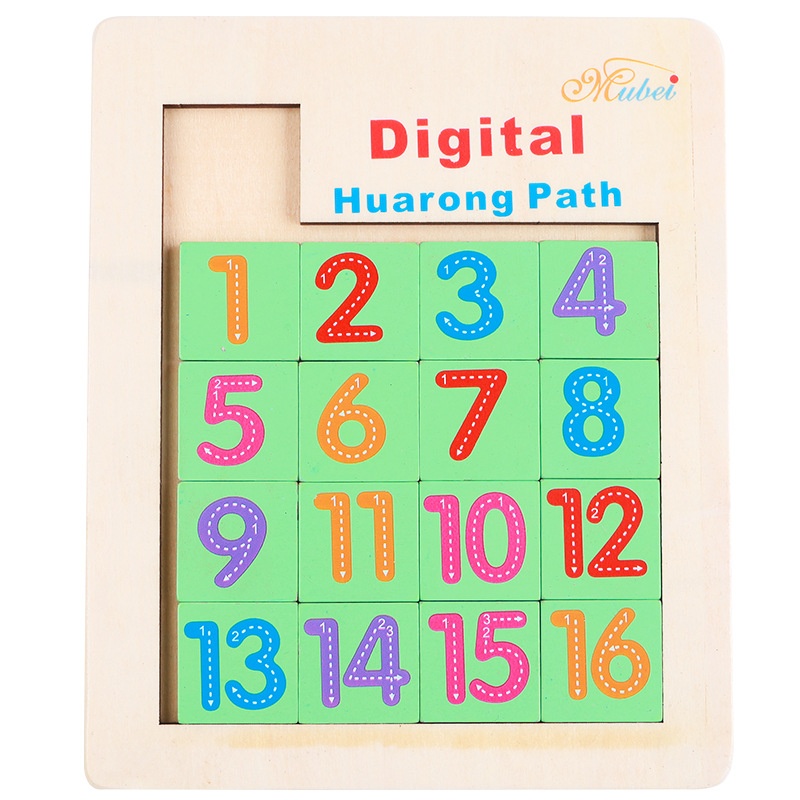 Children's Digital Huarongdao Educational Toys Boys And Girls Mathematics Slide