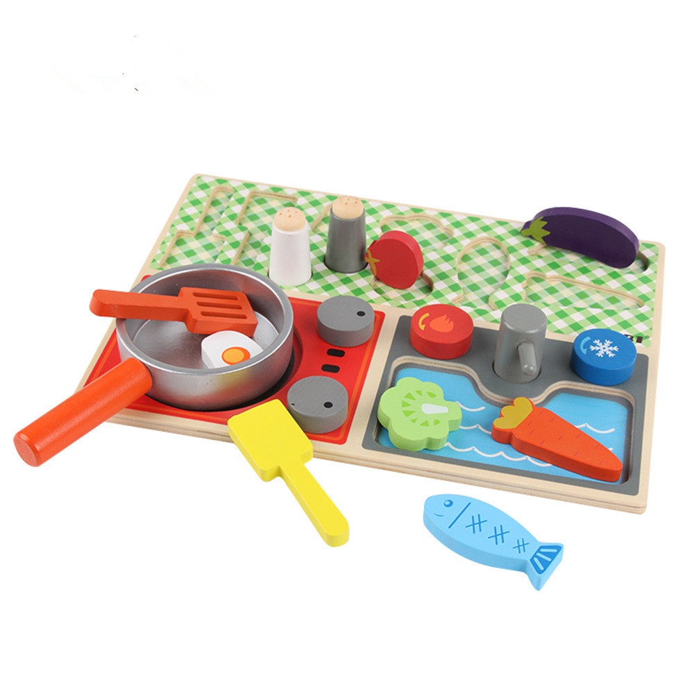 Kirby Children's Simulation Kitchen Cooking House Toys Fun Early Education Kitchen Gas Stove Toys