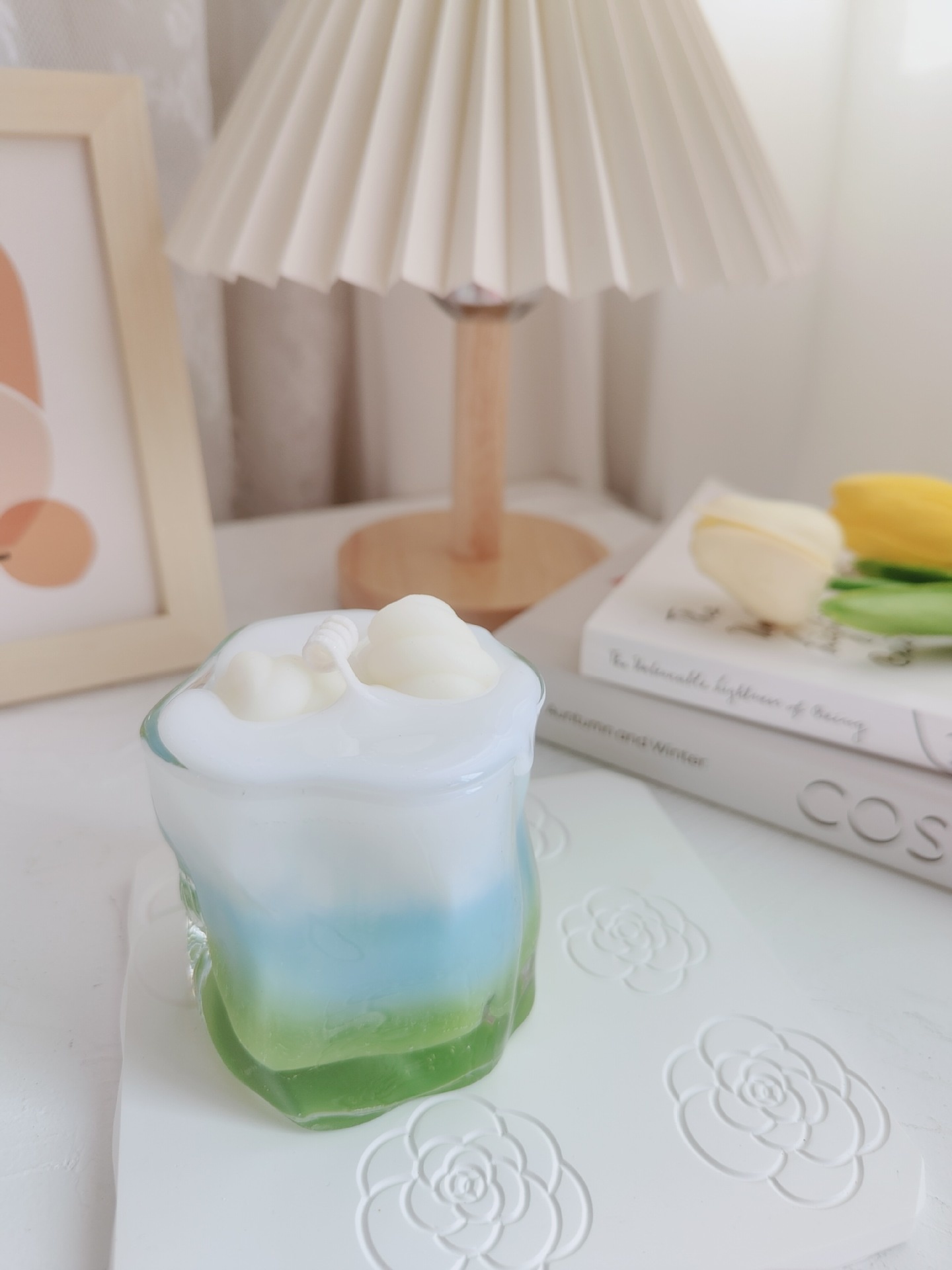 Hayao Miyazaki's Summer Internet Celebrity Drinks Aromatherapy Candles Shooting Props Souvenir Gifts Ornaments Jelly Wax Twist Cup