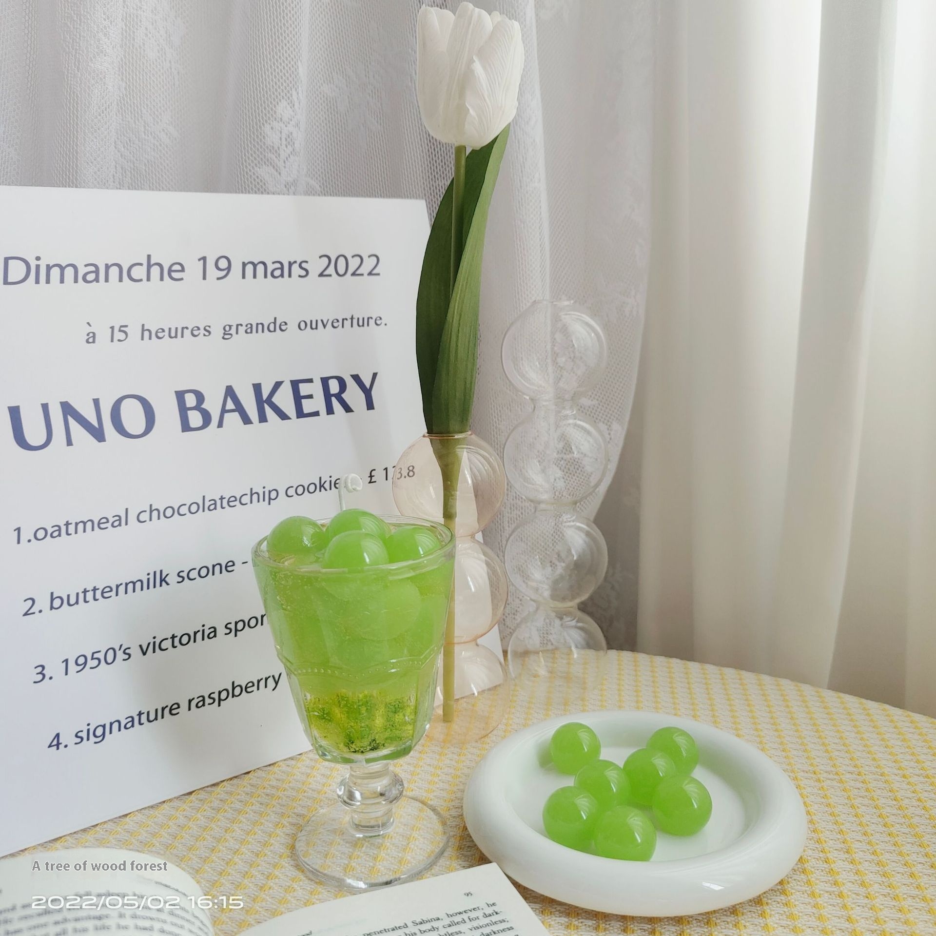 Crystal Grape Aromatherapy Candle Indoor Ornaments Decoration Style Small People Day Gift Jelly Wax Advanced