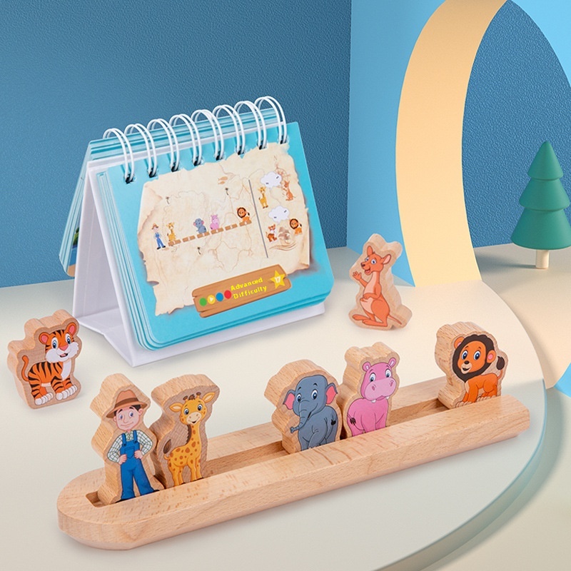 Noah's Ark Board Game For Children's Early Childhood Education,Intelligence,Space Thinking Training,Concentration,Sorting,Parent-child Interactive Toys