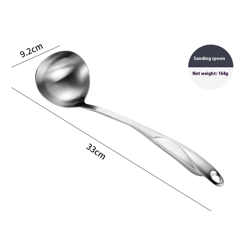 Stainless Steel304 Pot Shovel Soup Spoon Household Cooking Porridge Spoon Hotel Kitchen Supplies Shovel Set Cooking Pot Shovel Spoon