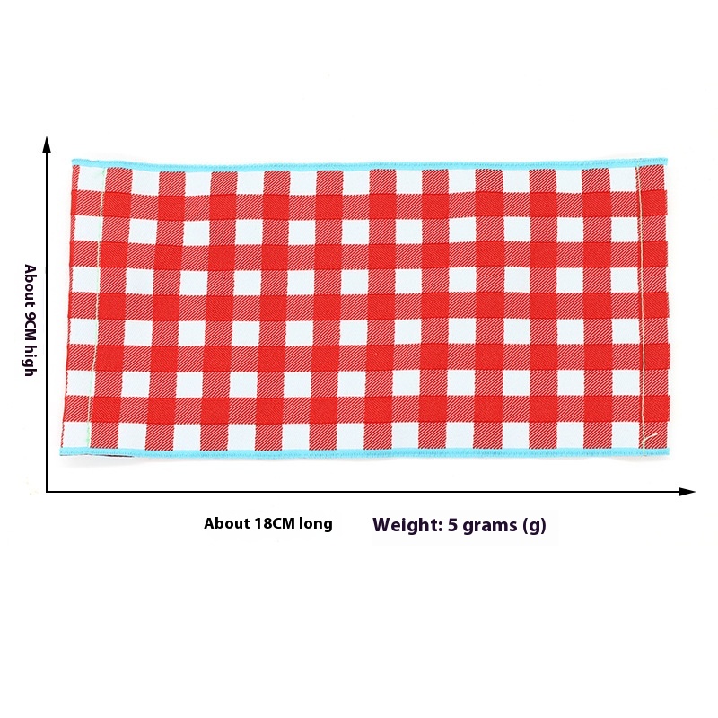 Zakka Japanese Groceries Japanese Style Red And White Plaid Carpet Creative Home Decoration Gifts Living Room Creative Ornaments