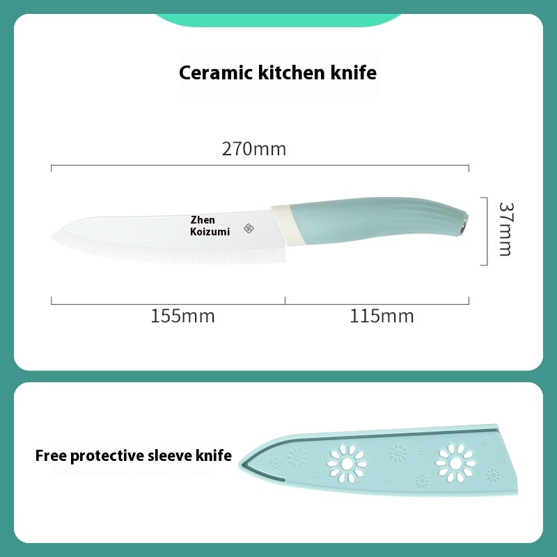 Zhang Xiaoquan Ceramic Knife Kitchen Knife Fruit Slice Sushi Knife Sharp Grinding-free Kitchen Knife Baby Baby Food Supplement Knife