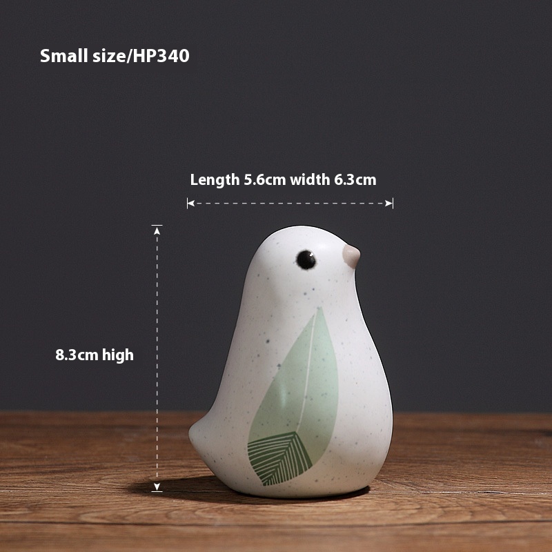 Creative Nordic Green Cute Bird Ornaments Home Soft Furnishings Living Room TVCabinet Office Study Simple Decoration