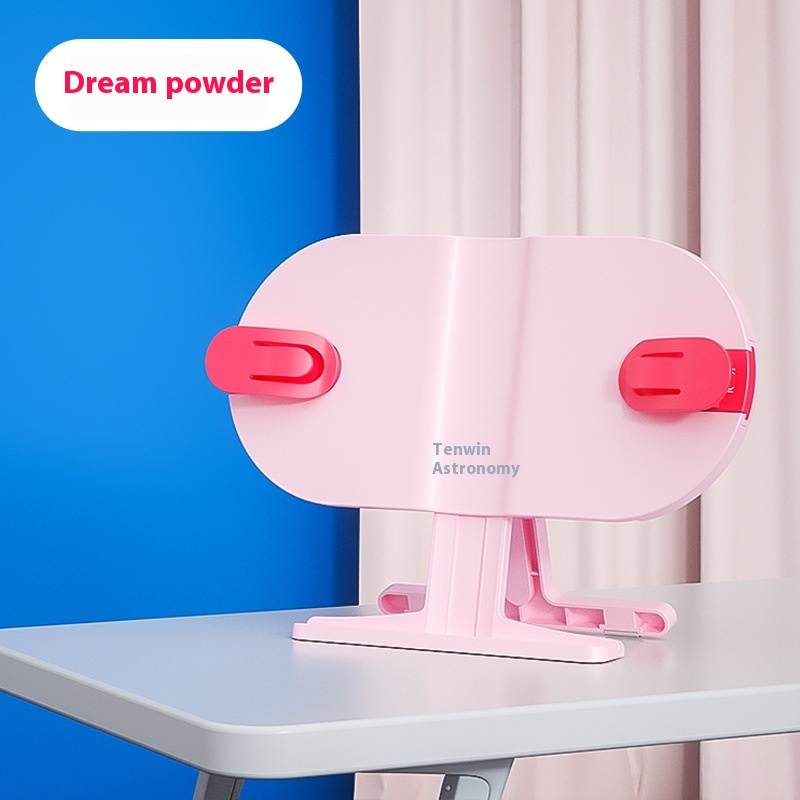 Tenwin Astronomy Portable Reading Rack For Primary School Students Retractable Width Adjustment Angle Reading Bookshelf JZ7503
