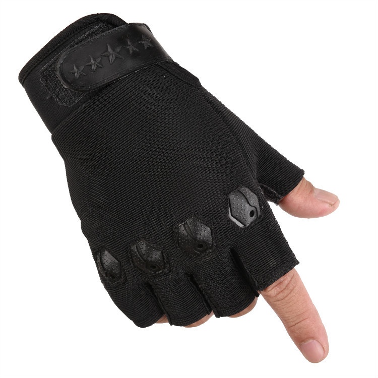 Tactical Gloves Seal Black Hawk OShell Half Finger Fitness Sports Outdoor Mountaineering Protection Fighting Training Half