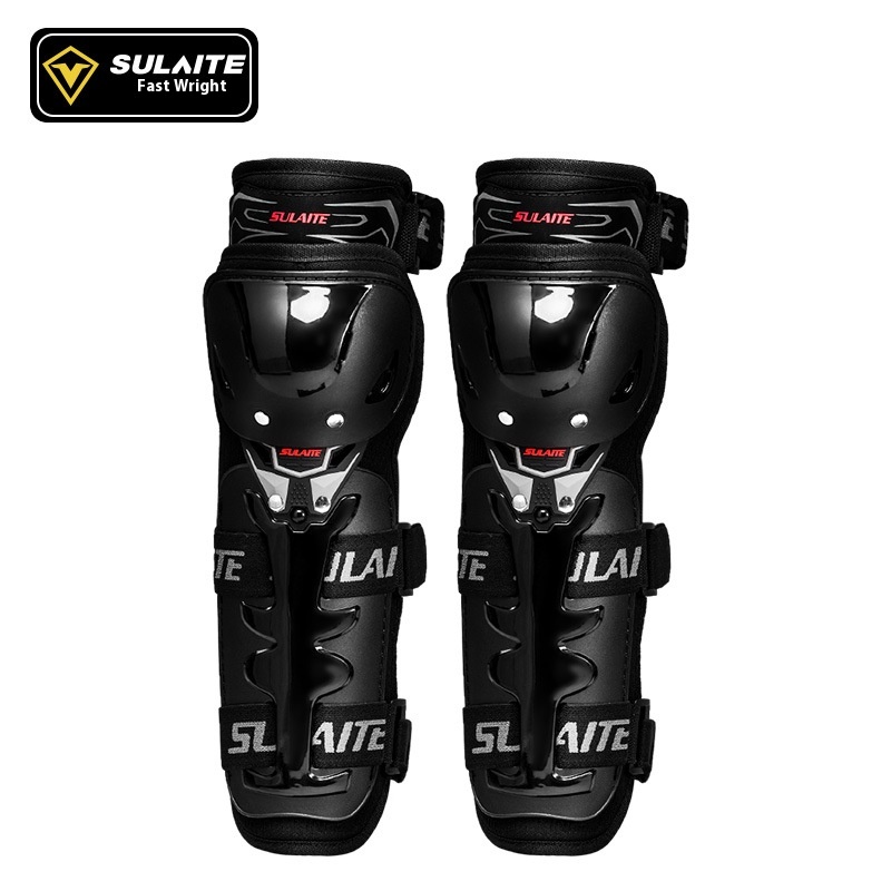 SULAITESummer Motorcycle Riding Knee Pads Sports Protection Breathable Leggings Elbow Pads Windproof Knight Equipment
