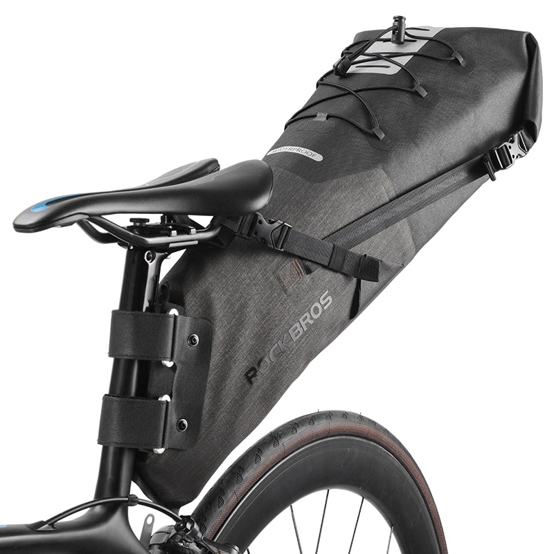 Locke Brothers'Hot-selling Bicycle Bag Bicycle Bag Fully Waterproof Tail Bag Large Capacity Rear Seat Bag