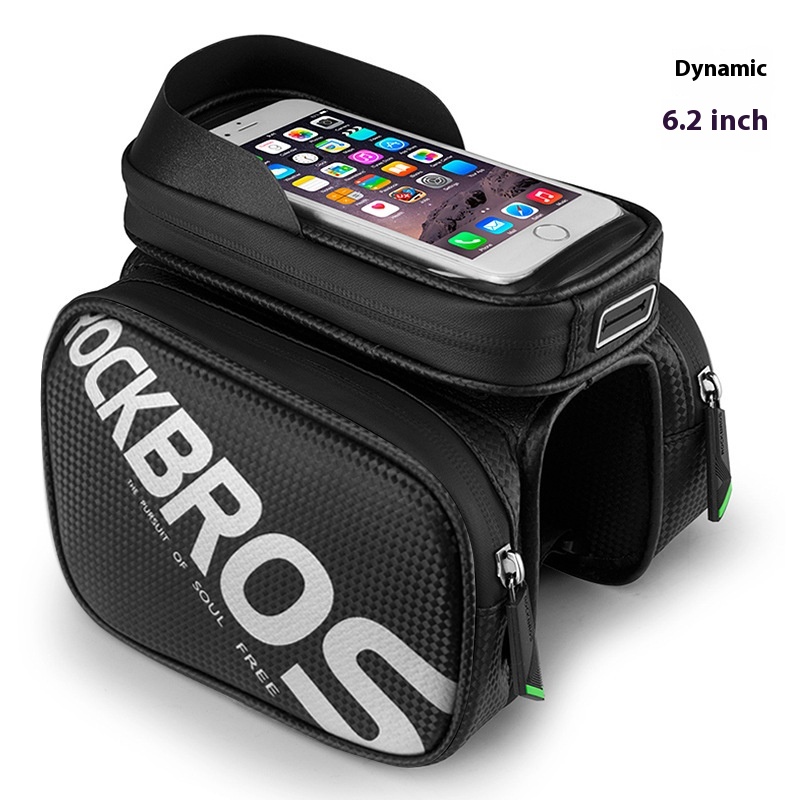 Locke Brothers Bicycle Bag Bicycle Bag Touch Screen Saddle Bag Mountain Bike Front Beam Bag Mobile Phone Top Tube Bag