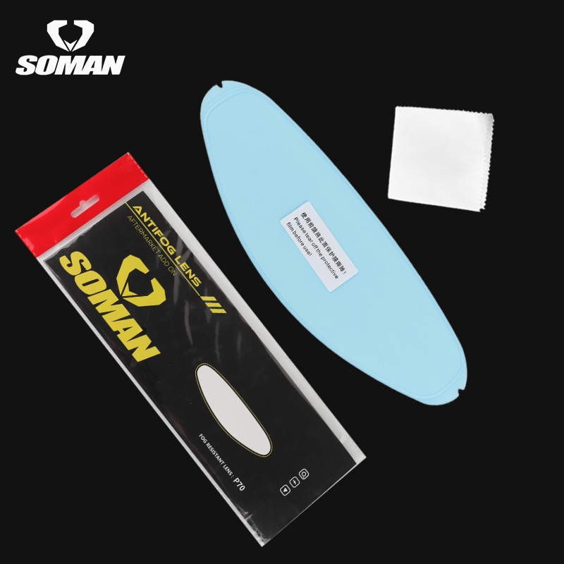 SOMANMotorcycle Helmet Accessories Anti-fog Stickers Suitable For X8/X7/Space/SM961-S/SM965 Models