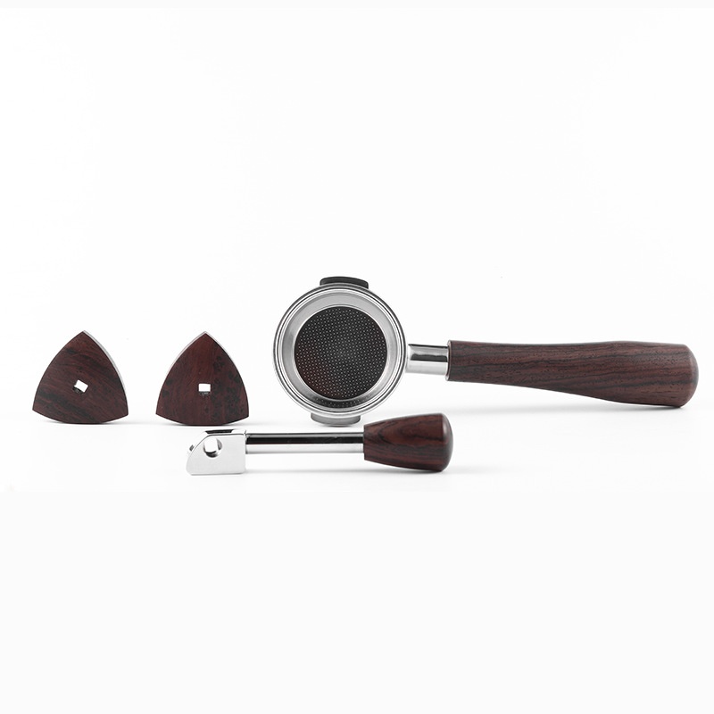 Huijia Coffee Machine KD310/320/330 Dedicated Bottomless Handle Wpm Modified Wooden Kit Bottomless Extraction