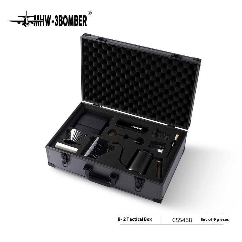 MHW-3 BOMBERBomber B-2 Tactical Box Hand Brewed Coffee Gift Box Set Home Outdoor Coffee Utensil