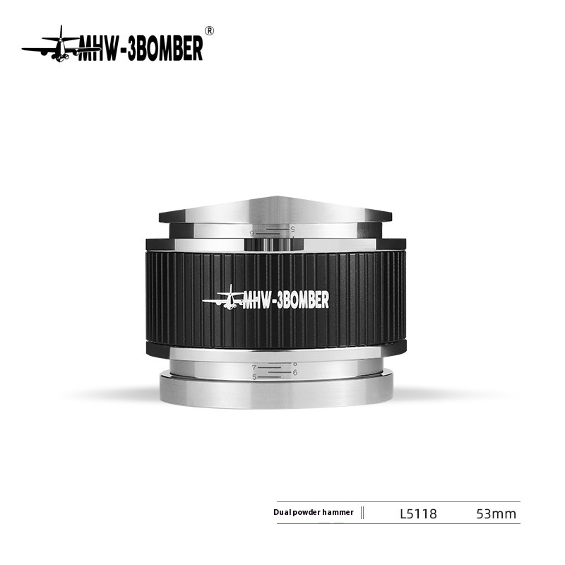 MHW-3 BOMBERDual Double-headed Powder Hammer Adjustable Coffee Powder Distributor51/53/58mm